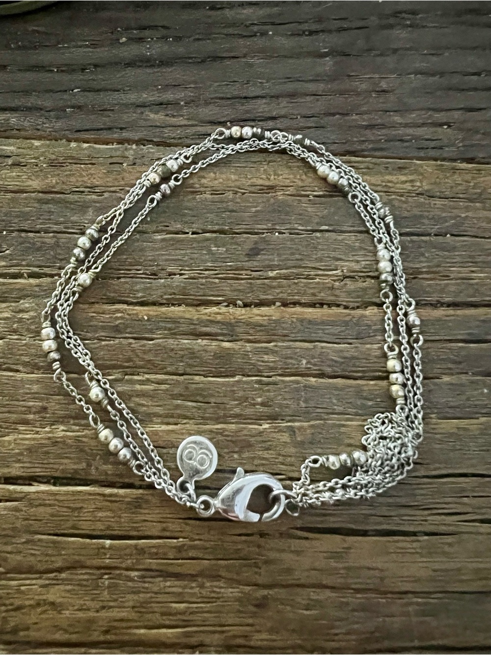 Gorjana Sterling Silver Multi-Chain Beaded Bracelet